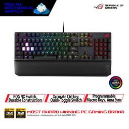 ASUS ROG STRIX XA04 STRIX SCOPE NX DX BLUE SWITCH (KEYBOARD)